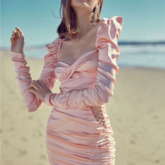 Nana Jacqueline Pink Bonnie Dress size S - Picture 12 of 12